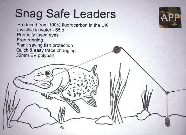 Snag Safe leader with polyball