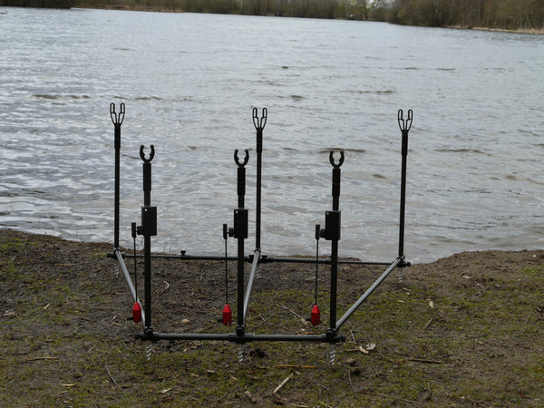 Predator Pod 3 Rod Full System - Carbon Fibre